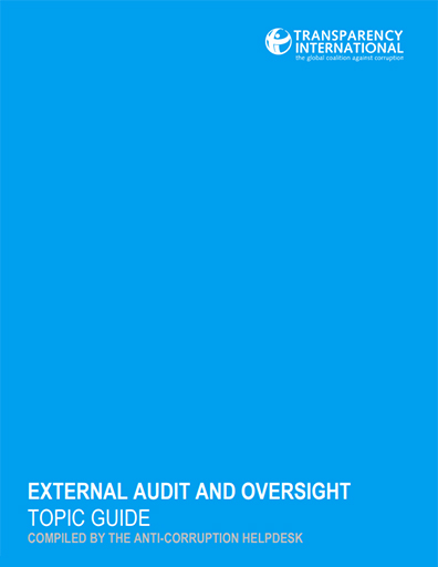 TI External Audit And Oversight Topic Guide Cover