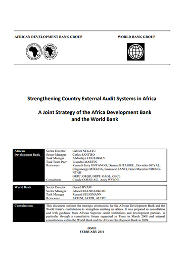 Strengthening Country External Audit Systems in Africa